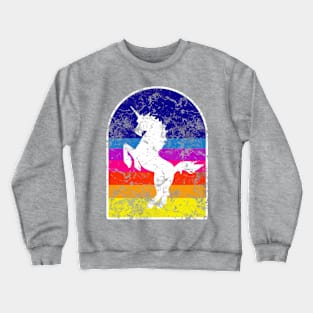 70s Unicorn Crewneck Sweatshirt